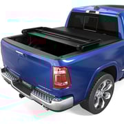 5.6Ft Soft Tri-Fold Truck Bed Tonneau Cover for 2009-2024 Dodge Ram 1500 (Inclu. Classic & New) w/o Ram Box