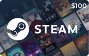 Steam Gift Card $100 (USD account only)