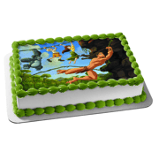 Disney Tarzan Turk Jane Professor Jungle Edible Cake Topper Image ABPID53191