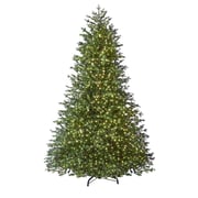7.5 ft Elegant Grand Fir LED Pre-Lit Artificial Christmas Tree with Timer with 2000 Warm White Lights