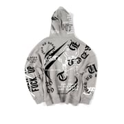 Stencil Phantom Hoodie - Heather Grey French Terry