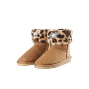 Philadelphia Eagles NFL Womens Cheetah Fur Boots