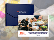 Romantic Cooking Class Date Night Gift Box for Two