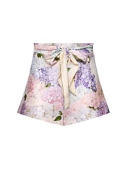 Dawning printed silk flat front shorts - Zimmermann - Women  | Luisaviaroma