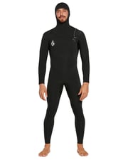 4/3mm Men's Volcom MODULATOR Hooded Chest Zip Fullsuit