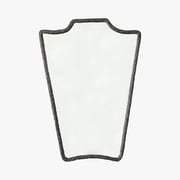 Bouclier Cast Metal Mirror