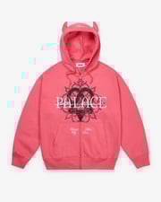 Palace - Men's Tri-Gram Hood - (Posh Pink)