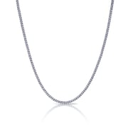 3mm Cuban Link Chain Necklace - Stainless Steel