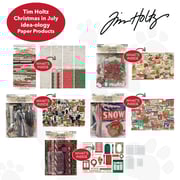 Tim Holtz Christmas in July idea-ology Paper Products Bundle