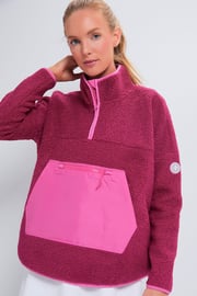 Army Green Fleece Cady Quarter Zip