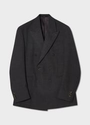 Daniel High Twist DB Suit Jacket - Mid Grey