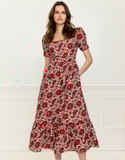 Peony Bird Evelyn Dress