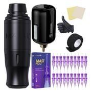 Tattoo Kit | Dragonhawk Mast Tour 2 Pro Wireless Tattoo Machine 3.5MM Stroke Advanced Bundle