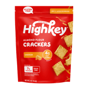 Almond Flour Crackers: Cheddar (6 Pack - 2 oz Bags)
