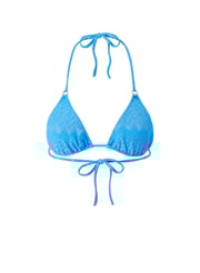 Maine Ocean Zigzag Bikini Top