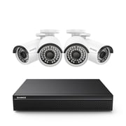 8 Channel 5MP PoE Security Camera System, 4K NVR & 4pcs 5MP Outdoor PoE IP Cameras, ONVIF Supported, H.265+, Audio Recording, Smart Motion Detection