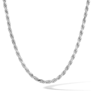 Rope Chain, Sterling Silver (3.5mm)