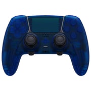 eXtremeRate Replacement Full Set Shells with Buttons Compatible with PS5 Edge Controller - Clear Blue