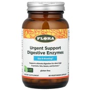 Flora, Advanced Adult Enzyme Blend, 60 Vegetarian Capsules