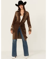 Product Name:  Stetson Women's Retro Long Sleeve Snap Cardigan