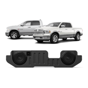 RAM Truck (2002-2025) Under Seat Dual 10" Sealed Loaded Subwoofer Box Enclosure by AudioControl