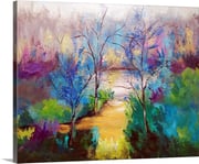 And God Saw That It Was Good Stretched Canvas Print