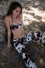 FARGO PANT - COW PRINT