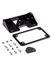 Viking Turn Signal & License Plate Relocation/ Extension Kit For Harley Softail Fat Boy Black