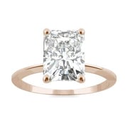 Radiant Timeless Solitaire Engagement Ring