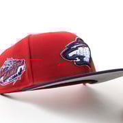 Minnesota Wild All Star Game New Era 59Fifty Fitted Hat (Scarlet Red Navy Gray Under brim)