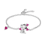 Check this out from gnoce! Peanuts Snoopy Love Heart Bracelet