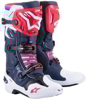 Alpinestars Tech 10 Boots Supervented Night Navy White Rainbow