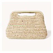 Raffia Clutch