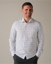 Range Shirt - White and Oxblood Gingham