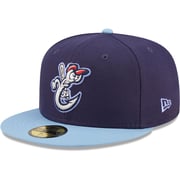 Men's Corpus Christi Hooks New Era Navy Authentic Collection 59FIFTY Fitted Hat