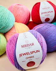SIRDAR JEWELSPUN OMBRE ARAN, 400G