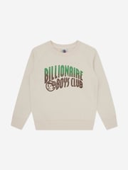 Billionaire Boys Club Boys Gradient Arch Logo Sweatshirt in Ivory