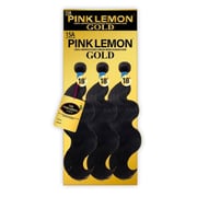 Pink Lemon Virgin Human Hair Weave Triple Gold 3 Bundles Body Wave