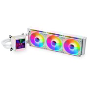 Lian Li Galahad II LCD SL-INF AIO 360mm Performance ARGB All In One CPU Cooler - White