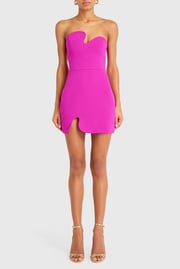 Strapless Puzzle Mini Dress