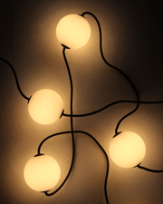 Orb Plug-in String Lights