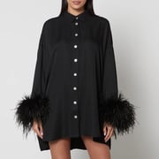 Sleeper Pastelle Oversized Jacquard Shirt Dress