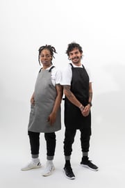 Utility Cross Back Adjustable Apron with 2 Pockets & Towel Loop
