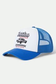 Speed and Service Netplus Trucker Hat - Electric Blue