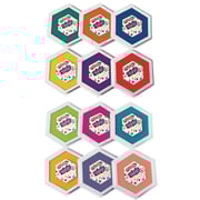 Colorations® Jumbo Washable Stamp Pads Value Pack - Set of 12