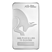 10 oz Silver Gold Bull Silver Bar | AT SPOT PRICE | Sunshine Minting
