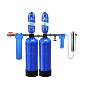 Rhino® Well Water with UV, Tall Salt-Free Water Conditioner and Low Maintenance Pre-Filter