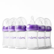 mōmi breast-like bottle sets, 4oz purple