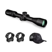 Vortex Diamondback 4-12x40 Riflescope (Dead-Hold BDC MOA Reticle) with 1-inch Scope Rings and Hat