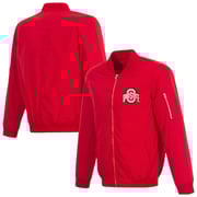 Ohio State Buckeyes JH Design Full-Zip Bomber Jacket - Scarlet
